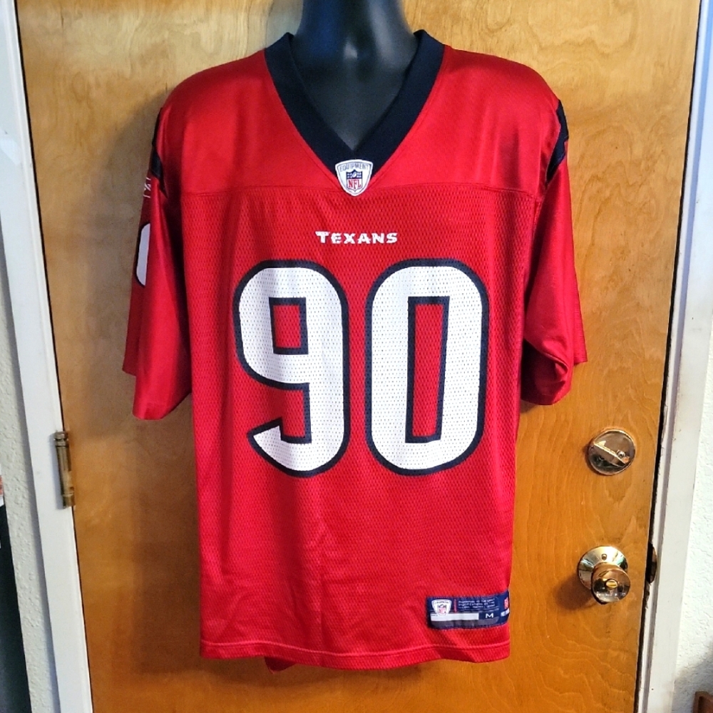 Vintage Authentic Houston Texans Mario Williams Auto On Field Jersey Medium